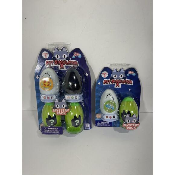 6 x Pet Simulator X Mystery Pet Minifigure Phatmojo 4 Pack+2 Pack Epic Rare DLC - Picture 4 of 7